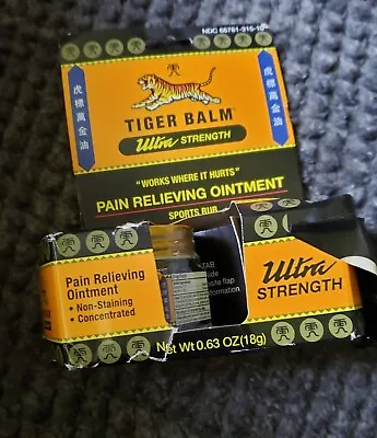 Tiger Balm  Ultra Strength Ointment  0.63 Oz. • $8.99
