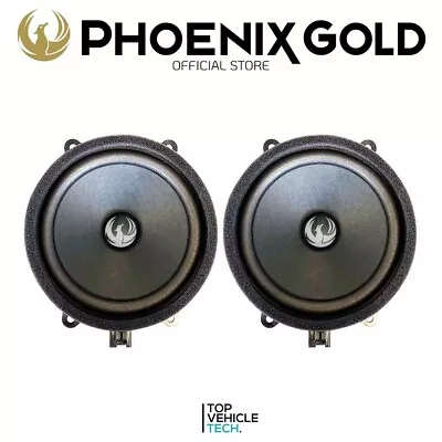 100w Volvo Xc90 6.5  Speaker Upgrade Phoenix Gold Zdsv6c Plug & Play Install • $236.45