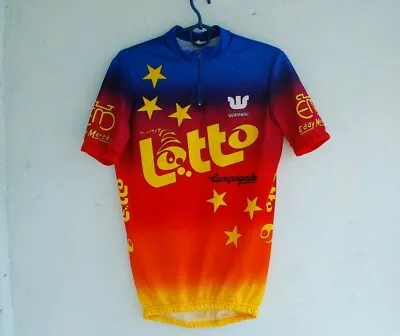 Eddy Merckx Cycling Vintage Shirt Vermarc Jersey Lotto 1986 Campagnolo Radtrikot • $46