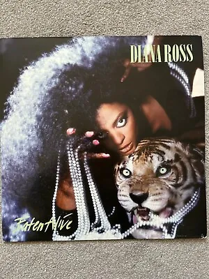 Diana Ross - Eaten Alive (uk 1985 Vinyl Lp) • £2.55