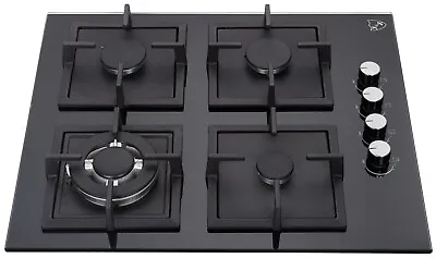 K&H Refurbished Designed 4 Burner 24  LPG/Propane Gas Glass Cooktop 4-GCW-LPG • $169.99