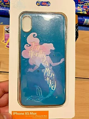 NEW DISNEY PARKS D-TECH ARIEL LITTLE MERMAID IPHONE XS MAX CASE COVER - A4 • $12.95