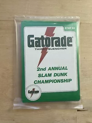 MICHAEL JORDAN 1985 Star Gatorade NBA Slam Dunk Set-Factory Sealed Bag • $3850