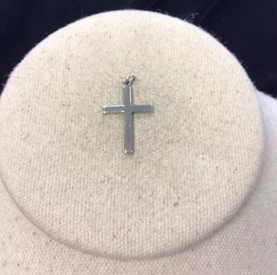 Vintage Silver Tone Costume Cross Pendant II163 • $5.99