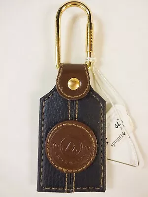 Vintage Liz Claiborne Leather Key Chain - Black • $16.99