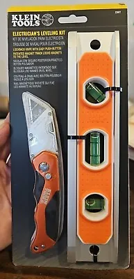 ⚡ Klein Tools ⚡Torpedo Level And Folding Utility Knife Tool Set Model# 23KIT • $13.24