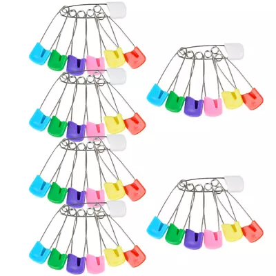 £5.12 • Buy 100pcs Plastic Head Safety Pin Baby Nappy Diaper Safety Pin Clothing Pin