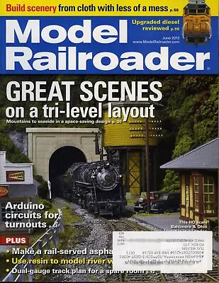 Model Railroader June 2013 Great Scenes On A Tri-level Layout • $4.99