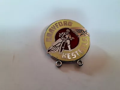 Crayford Speedway Enamel Pin Badge; 1978 (I Believe); Owned From New In VGC • £3.99