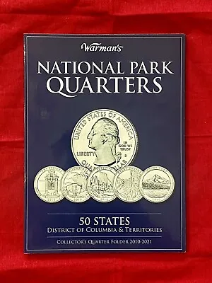 National Parks Quarter Full Set Warman Album 2010-2021 Mix P & D 58 Coins • $44.50