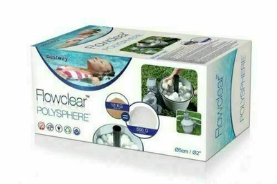 £15.99 • Buy Bestway Flowclear Polysphere Sand Filter Cartridge Balls Pool Pump Filters