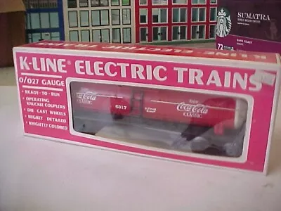 K-Line K-543004 Coca-Cola Special Edition Tank Car BRAND NEW In Box.....RARE! • $30