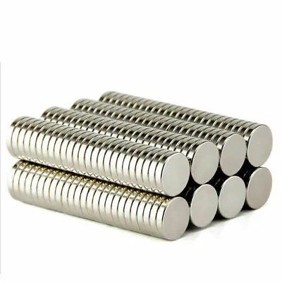 5-100Pcs Super Strong Round Magnets  Rare Earth Neodymium N52 Magnet 10mm X 3mm • $6.29