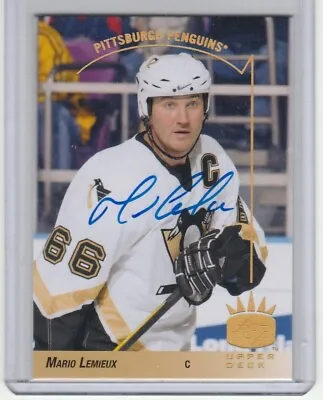 2013-14 Sp Authentic 93' Retro Autograph #40 Mario Lemieux • $220.77