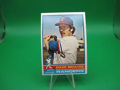 1976 Topps Baseball Set Break 327 Dave Moates Rangers • $0.39