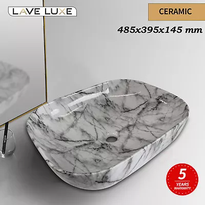 500x400mm Bathroom Vanity Above Counter Top Basin Hand Wash Bowl Sink Ceramic • $159.90