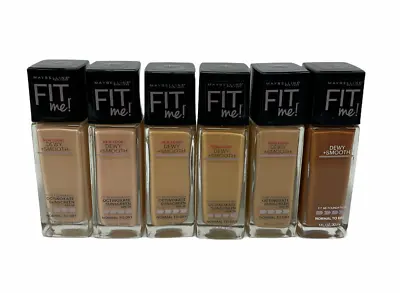 Maybelline Fit Me Foundation SPF18 Dewy + Smooth (1floz/30ml) LOT OF 2 YOU PICK! • $11.95