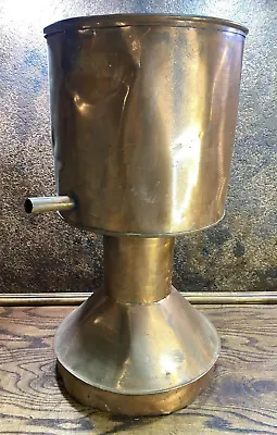 Antique Copper Moonshine Still Large Stillpot Cap  / Vintage Shine Pot Top • $249.99