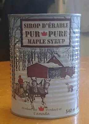 2 Cans Pure Canadian Maple Syrup 540 Ml Each From Canada • $37.04