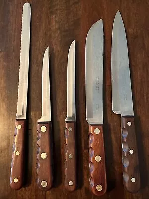 VTG Case XX Kitchen Knives 5 LOT 231-8 200-8 204-6 207-5.5 242-9.5 • $49