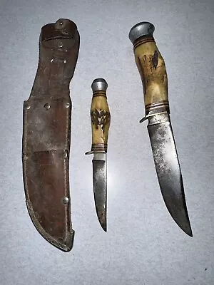 Vintage German Knife Solingen - Steel Hunters Knife Solingen Set • $7.50