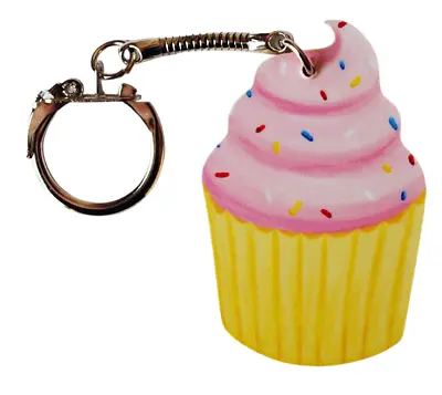 £2.49 • Buy Cupcake Keyring - Cupcakes - Cupcake Gift  Cupcake Keyrings