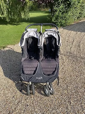 £150 • Buy Baby Jogger City Mini Double Pushchair, Black/Grey