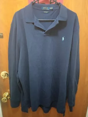 NWOT POLO RALPH LAUREN Men's Long Sleeve Pullover Thermal Shirt Size 2XL- Navy • $17