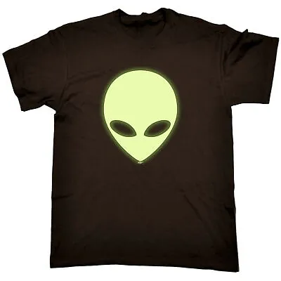 £9.95 • Buy Alien Head Glow In The Dark - Mens Funny Novelty Gift T Shirt T-Shirt Tshirts