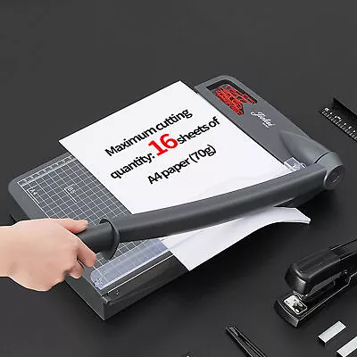 JIELISI Mini Paper Trimmer Guillotine Cutter Desktop Paper Cutting Machine Z9L8 • $46.59