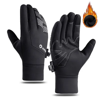 Thermal Winter Gloves Men Women Touch Screen Warm Liner Running Driving Mittens • £12.99