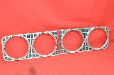 Vtg 1969 Oldsmobile 98 Grill Grille Headlight Bezel Trim Filler Panel Surround • $175