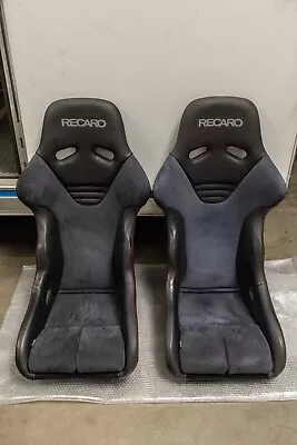 ASM RECARO CL RS-G Leather Alcantara Bucket Seats S2000 CIVIC RSX RX7 SUPRA GTR • $4495