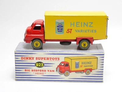£236.98 • Buy Dinky 923 Big Bedford Van  Heinz  - Red Cab And Chassis With Box