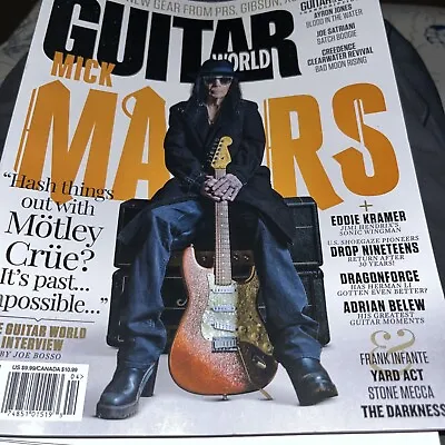Guitar World MagazineApril 2024Mick MarsNew Album &Interview Motley Crue T601 • $12.99