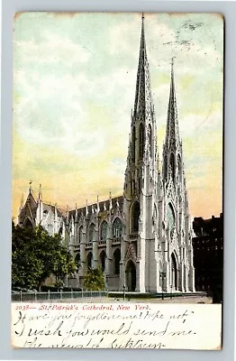 New York City NY St. Patrick's Cathedral C1907 Vintage Postcard • $7.99