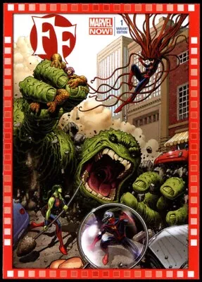 2013 UD Marvel Now!  CUTTING EDGE VARIANT COVER  Card #107-AA...FF #1 • $4