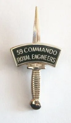 £3.95 • Buy 59 Commando Royal Engineers Dagger Lapel Pin Or Walking Stick Mount