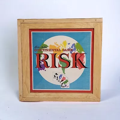 RISK Parker Brothers 1959 Nostalgia Series Continental Game Wood Box *COMPLETE* • $14.99