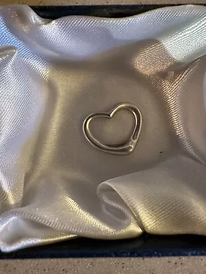 Tiffany & Co. Elsa Peretti Sterling Silver Large Open Heart Pendant • $48