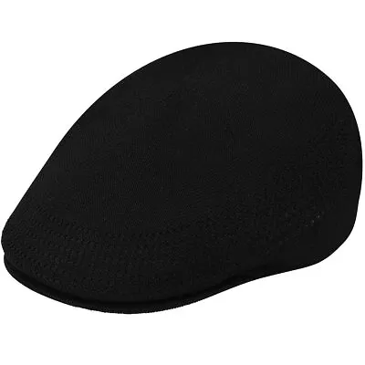 Kangol Original 507 Tropic Ventair Cap Flat Cap Hat Black New • £51.70