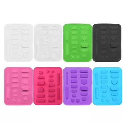 Silicone Micro USB Port Cover Anti Dust Protector For Desktop Protecor Kit • £5.06