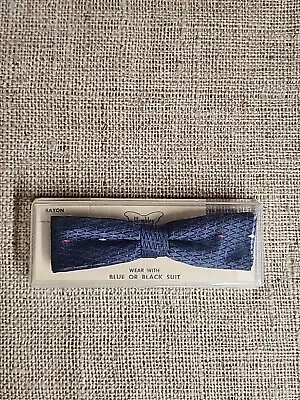 Vintage Wembley Bow Tie New Blue W/Red And Silver • $19.99