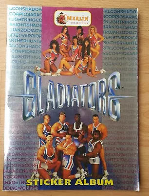 Gladiators Original Tv Show.  Merlin Sticker Album. Contains 200 Of 264 Stickers • £5