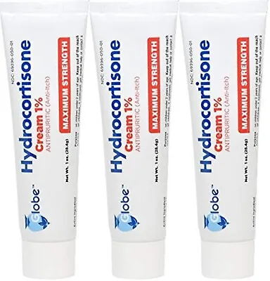 Hydrocortisone Cream 1% 1oz Anti-Itch (Compare To Cortizone-10) - 3 Pack • $8.69