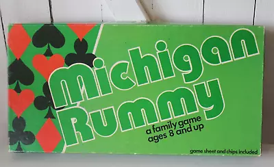 Vintage Rummy Royal Card Mat #4713 Whitman Poker Card Game 1962 Michigan New • $18.20