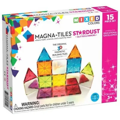 £33.99 • Buy Magna-Tiles Stardust 15 Magnetic Pieces - A Powerful Learning Toy