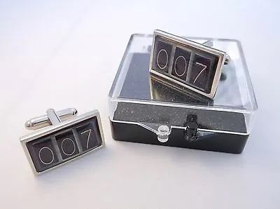 £10.99 • Buy James Bond 007 Bomb Timer Counter Badge Mens Cufflinks Cuff Links Gift