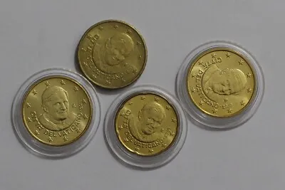 🧭 🇻🇦 Vatican 50 Euro Cents 2009/2010/2011 - 4 Coins B58 #21 Nn31 • $29.76