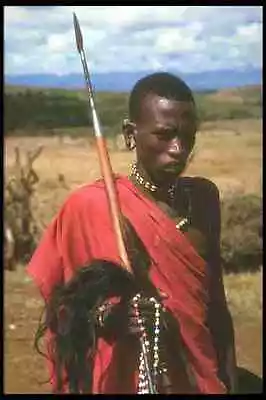 253000 Young Masai Warrior A4 Photo Print • £8.99